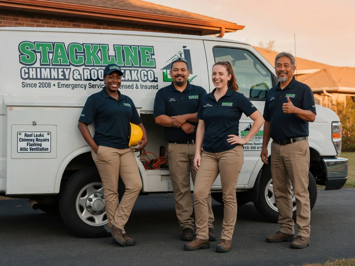 Chimney flashing repair company in Lincoln, CA